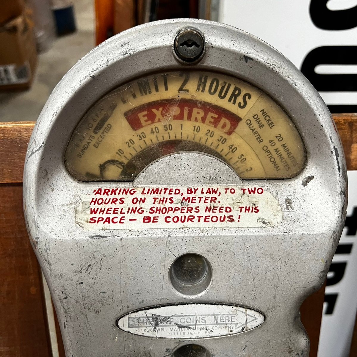 ヴィンテージ パーキングメーター 16-148-2 | BigBear Online Store