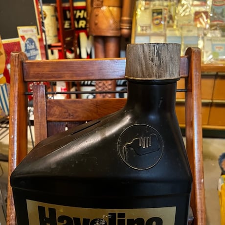 Vintage Havoline Texco Oil Bottle Style CoinBank 17-163