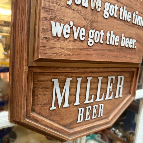 Vintage Miller High Life ウォールサイン 16-297
