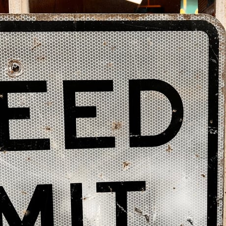 Vintage ロードサイン SPEED LIMIT 45 18-54-2