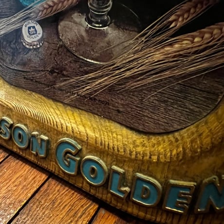 Vintage Molson Golden Beer プラスチック Sign 17-265
