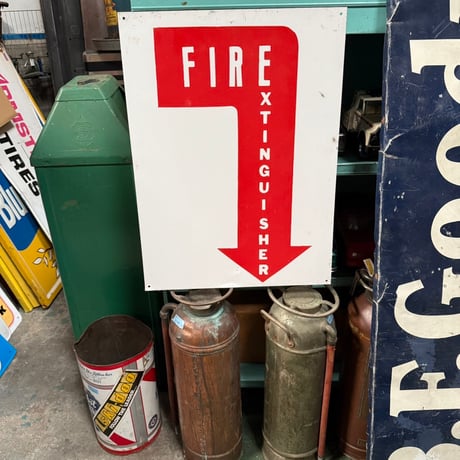 Vintage FIRE EXTINGUSHER SIGN 18-218-5