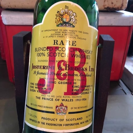 J&B SCOTCH WHISKIES ヴィンテージ ボトル型デキャンタ