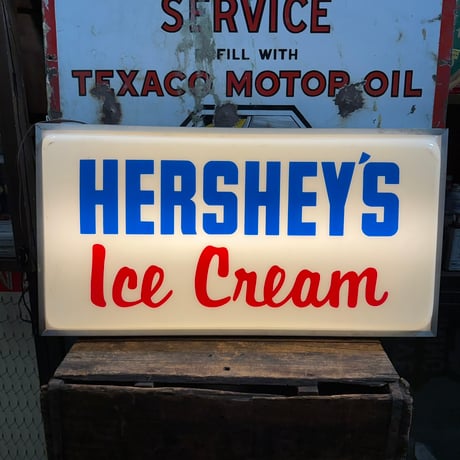 Vintage HERSHEYS IceCream ライト看板 20-138