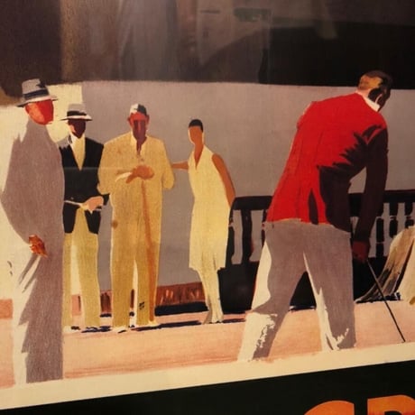 ORIENT CRUISES クルーズ船 ヴィンテージ アート　ポスター 額
