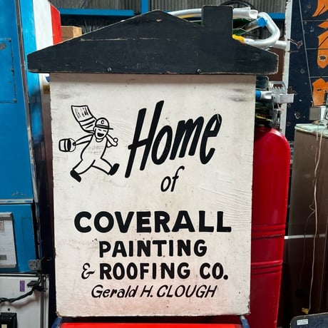 Vintage Home of COVERLL 両面SIGN 18-5