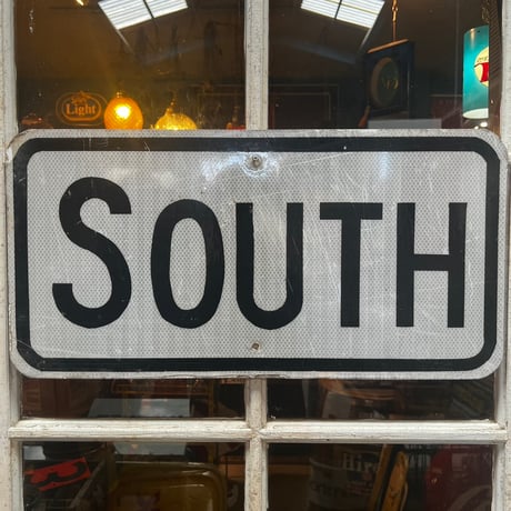 Vintage　Roadsign SOUTH 18-81-30