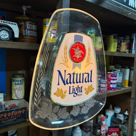 Vintage Natural Light Beer ウォールライト 12-232