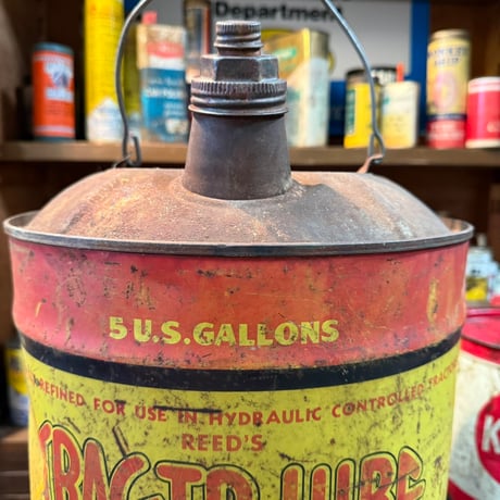 Vintage REED’S TRACTR-LUBE 5ガロン缶 21-297