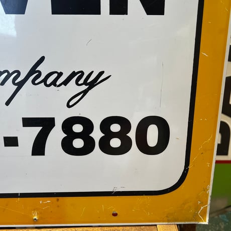 Vintage RAVEN Company 両面 SIGN 17-362-10