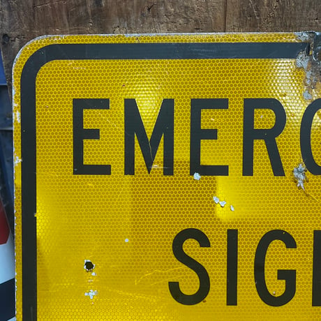 Vintage ROADSIGN 18-227-73