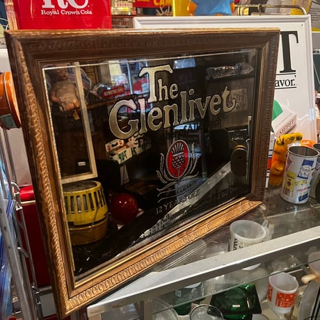 Vintage  The Glenlivet パブミラー　18-240