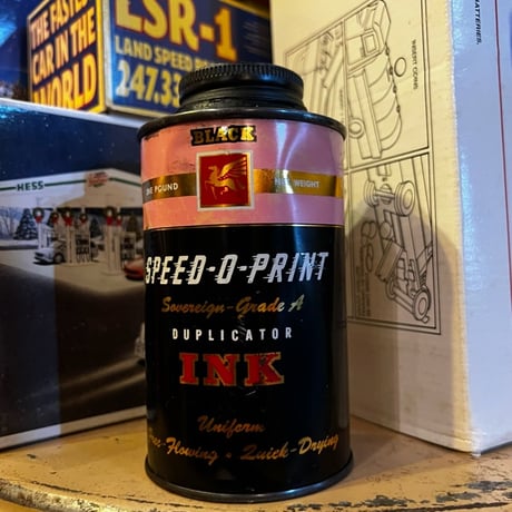 Vintage SPEED-O-PRINT OIL CAN 16-c-31
