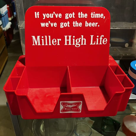 ヴィンテージ　Miller beer display case