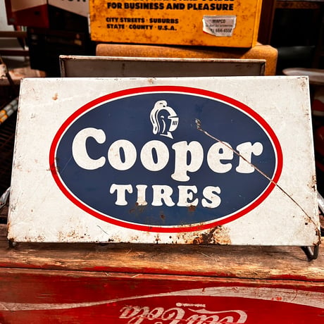 Vintage Cooper Tires ディスプレイラック 18-152