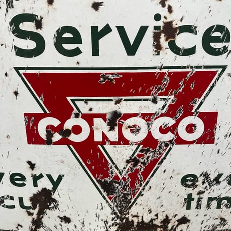 Vintage CONOCO Enamel SIGN 17-169