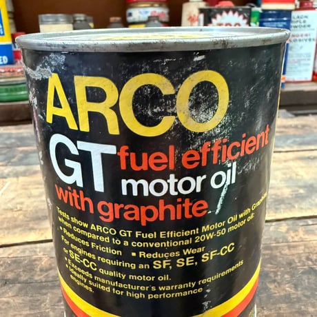 Vintage ARCO オイル缶 16-c-90