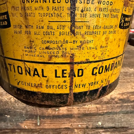 Vintage Dutch Boy Soft Paste White Lead バケツ 20-283