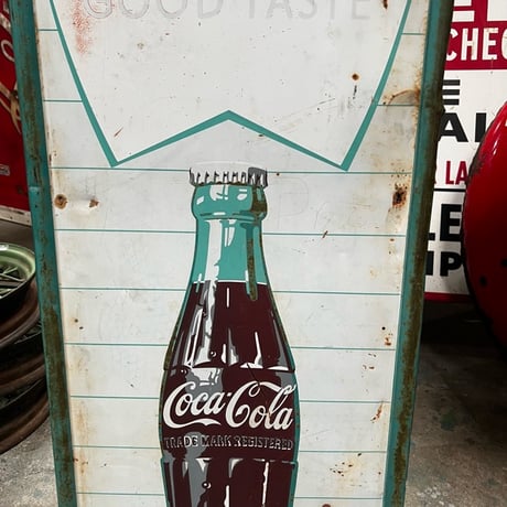 Vintage Coca-Cola SIGN 1950'S 17-359