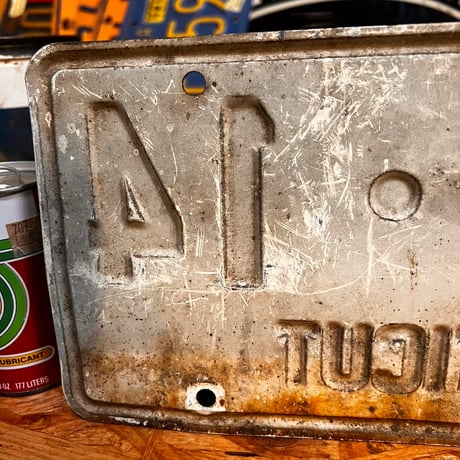 Vintage License Plate コネチカット州 19-107-9