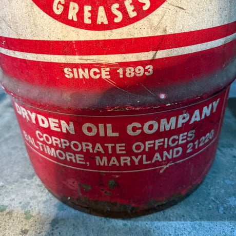 Vintage DRYDENE MOTOR OILS ドラム缶 13-49