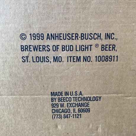 Bud Light × NHL　ヴィンテージ　パブミラー　15-0-8