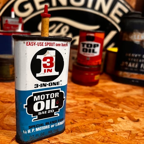 Vintage 3-IN-ONE MOTOR Oil Can 16-c-74