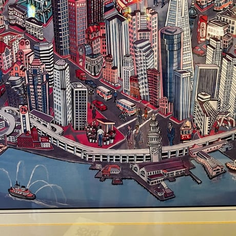 Vintage San Francisco Poster Ed Teitcher 10-191