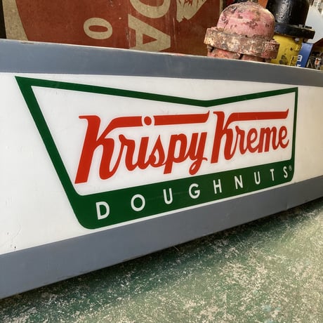 Krispy Kreme　ヴィンテージ　プラスチック大型看板　16-237
