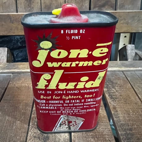 Vintage　jon-e warmer fluid Can 16-C-9