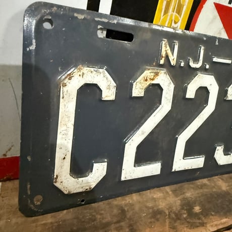 【希少!!】Vintage License Plate ニュージャージー州 20-28-10