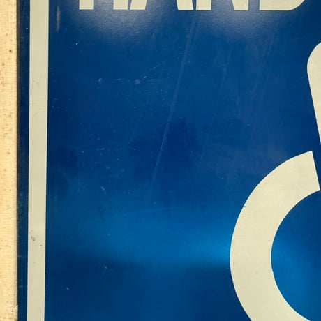 Vintage HANDICAPPED PARKING ロードサイン 道路標識 18-227-6