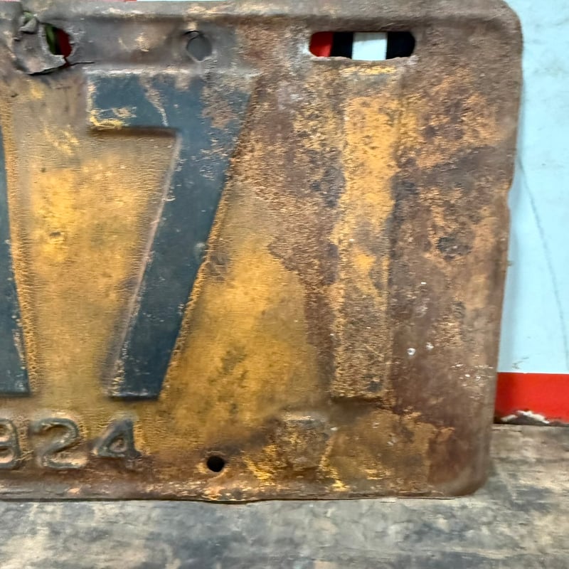希少】Vintage License Plate ペンスルベニア州 18-144-8 | B