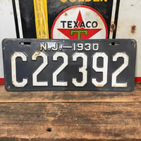 【希少!!】Vintage License Plate ニュージャージー州 20-28-10