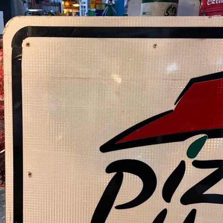 PIZZA　HUT　＆　QUALITY　SUITES　ヴィンテージ　両面看板　(13)296-3