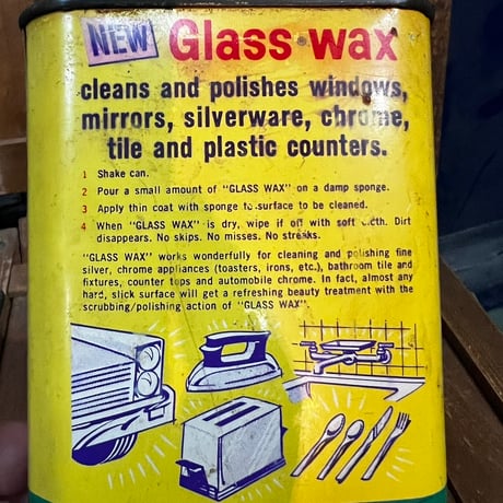 ヴィンテージ　Glass Wax　CAN 16-C-2