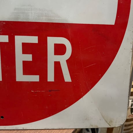Vintage DO NOT ENTER ロードサイン 道路標識(大) 20-155-49