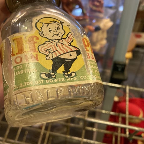 Half Pint Milk Bottle　ヴィンテージ　コインバンク　16-152
