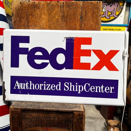 Vintage FedEx Display Light Sign  17-30
