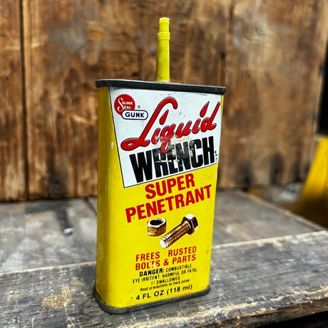 Vintage Liquid WRENCH OIL CAN 16-c-59