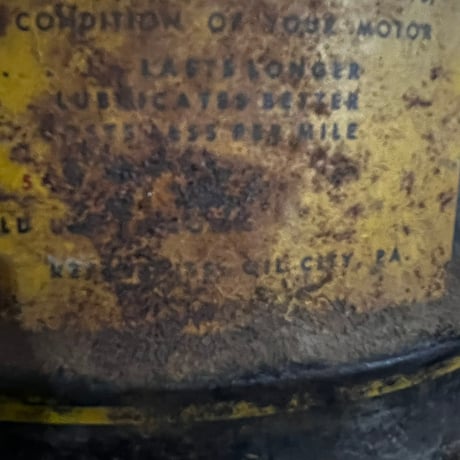 Vintage PENNZOIL OIL CAN 19-158