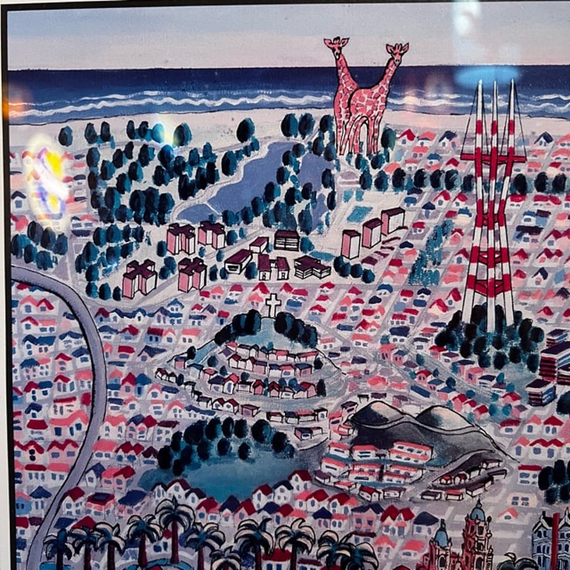 Vintage San Francisco Poster Ed Teitcher 10-191