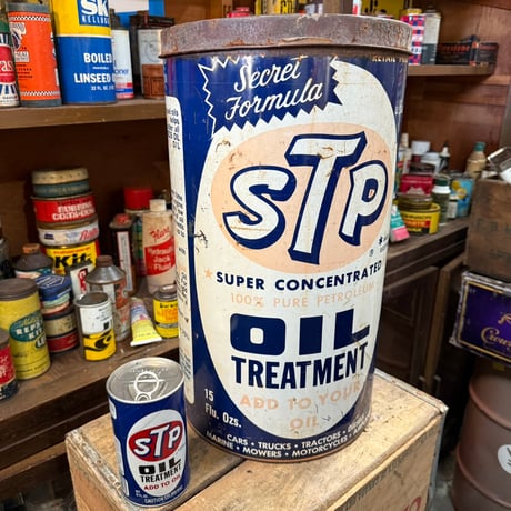 Vintage STP 缶 ビッグサイズ 21-359
