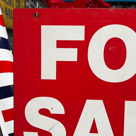 Vintage FOR SALE 両面 SIGN 19-108-29