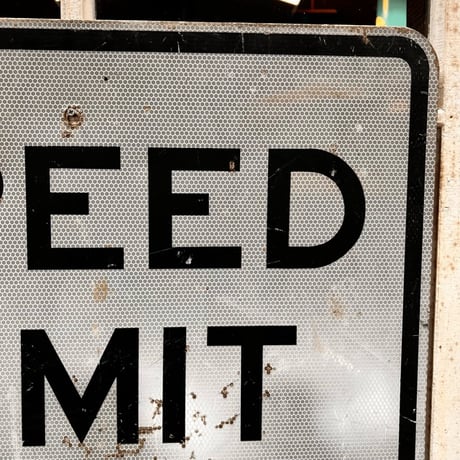 Vintage ロードサイン SPEED LIMIT 40 19-108-73