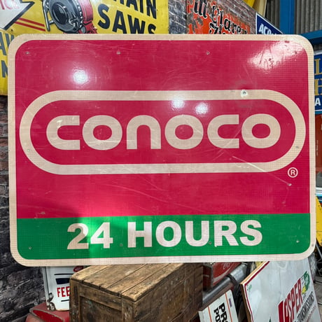 Vintage CONOCO&SUBWAY 大型 両面看板 12-164