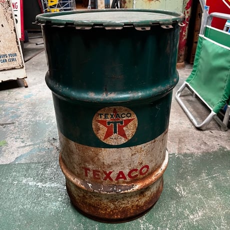 Vintage TEXACO OIL CAN 蓋つき 14-83