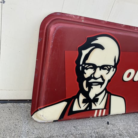 Kentucky Fried Chicken 　ケンタッキー　ヴィンテージ　プラスチック看板　14-311-1