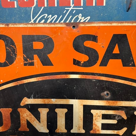 Vintage UNITED FARM AGENCY 両面看板 20-226