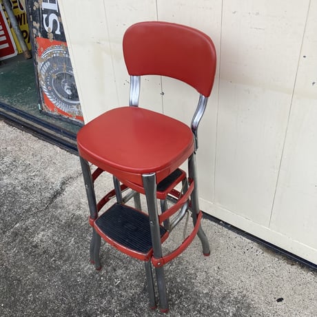 COSCO　ヴィンテージ　キッチンステップスツールチェアー　15-66
